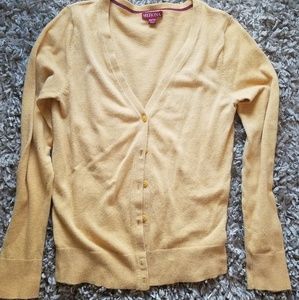 Yellow Merona Cardigan